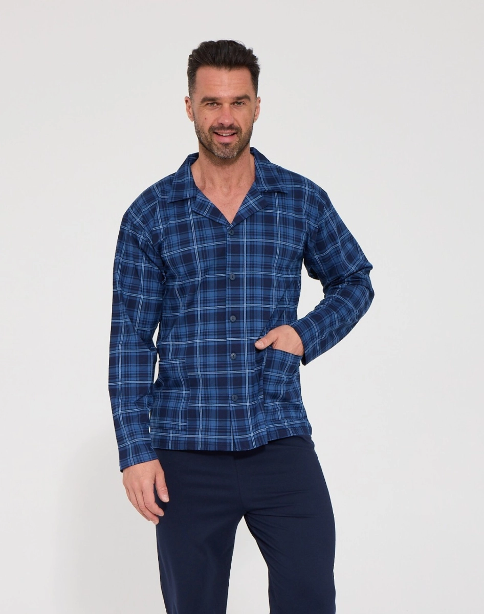 Piżama Cornette 114/87 dł/r 3XL-5XL rozpinana