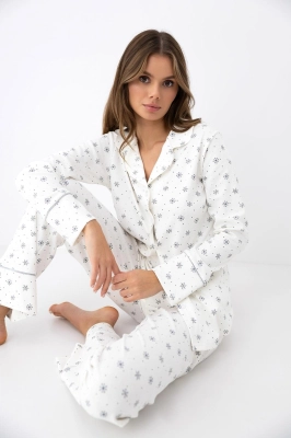 Piżama Sensis Monroe Interlok dł/r S-XL rozpinana