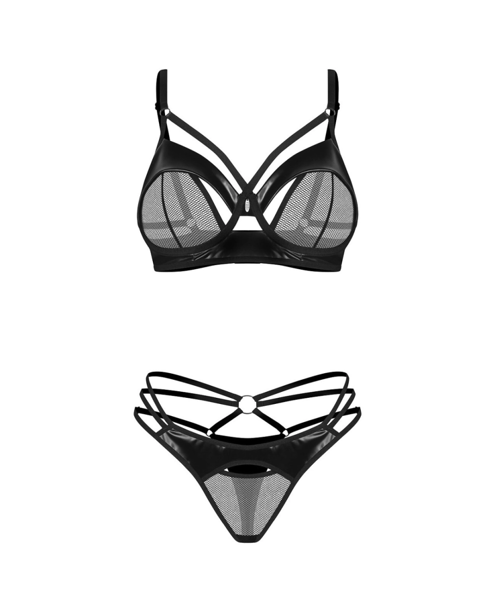 Komplet Obsessive Dominna Bra & Thong S-3XL 