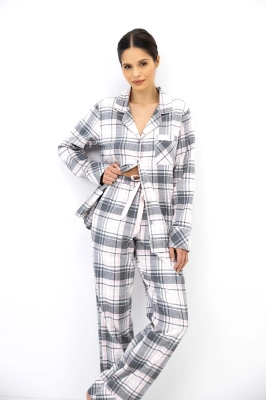 Piżama Sensis Ashlyn dł/r XS-2XL rozpinana