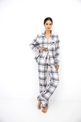 Piżama Sensis Ashlyn dł/r XS-2XL rozpinana