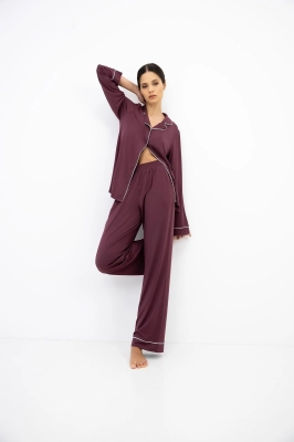 Piżama Sensis Samira dł/r XS-2XL rozpinana