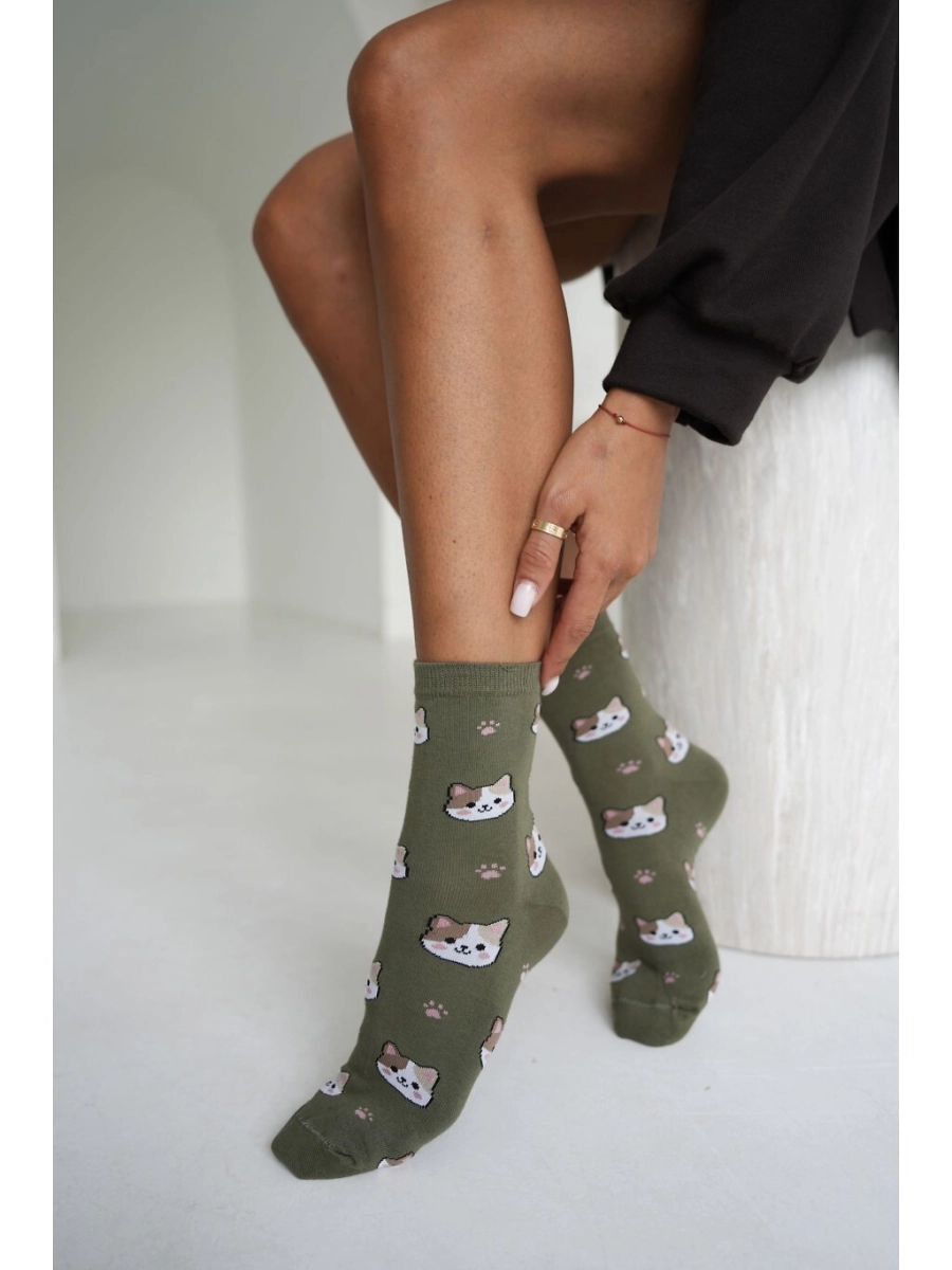 Skarpety Milena 0200-266 Kotki i Łapki 37-41