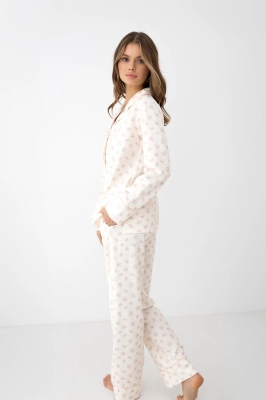 Piżama Sensis Marielle dł/r XS-2XL rozpinana
