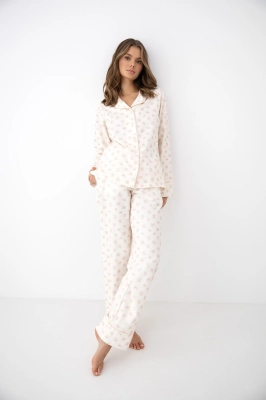 Piżama Sensis Marielle dł/r XS-2XL rozpinana