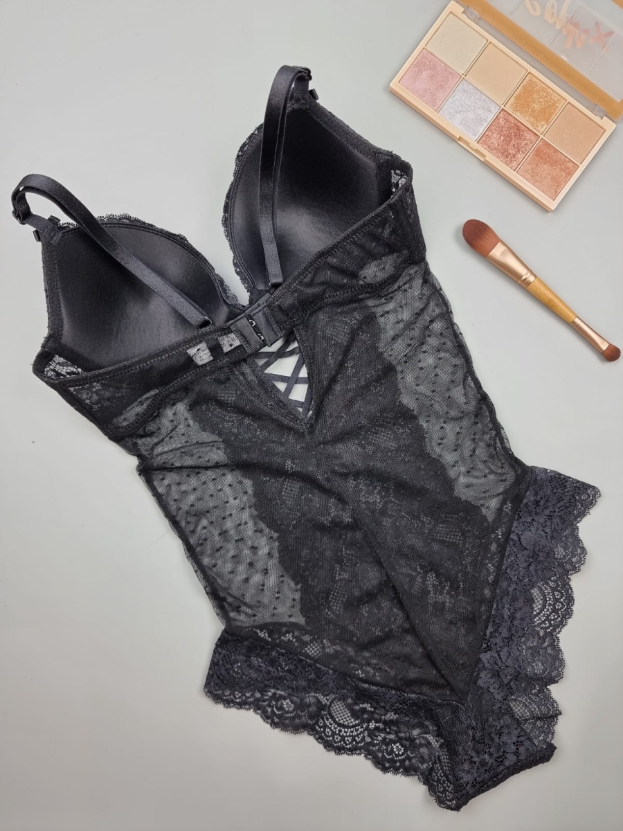 Body koronkowe - Czarne 