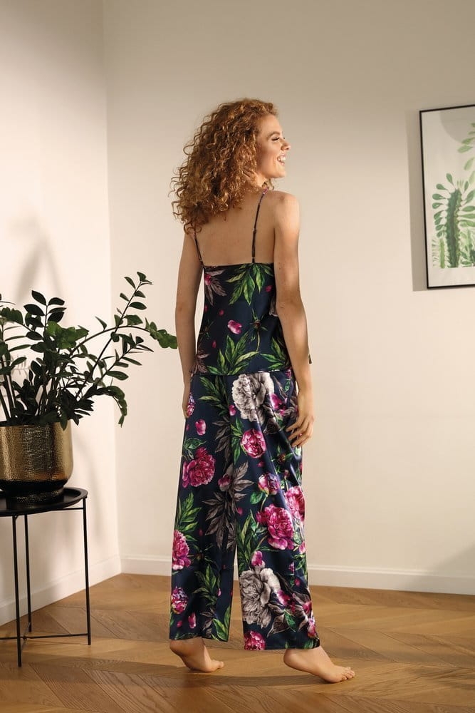 Komplet satynowy Flowers