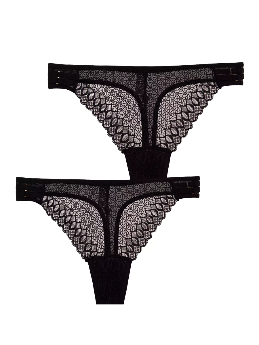 Stringi koronkowe  2 sztuki 